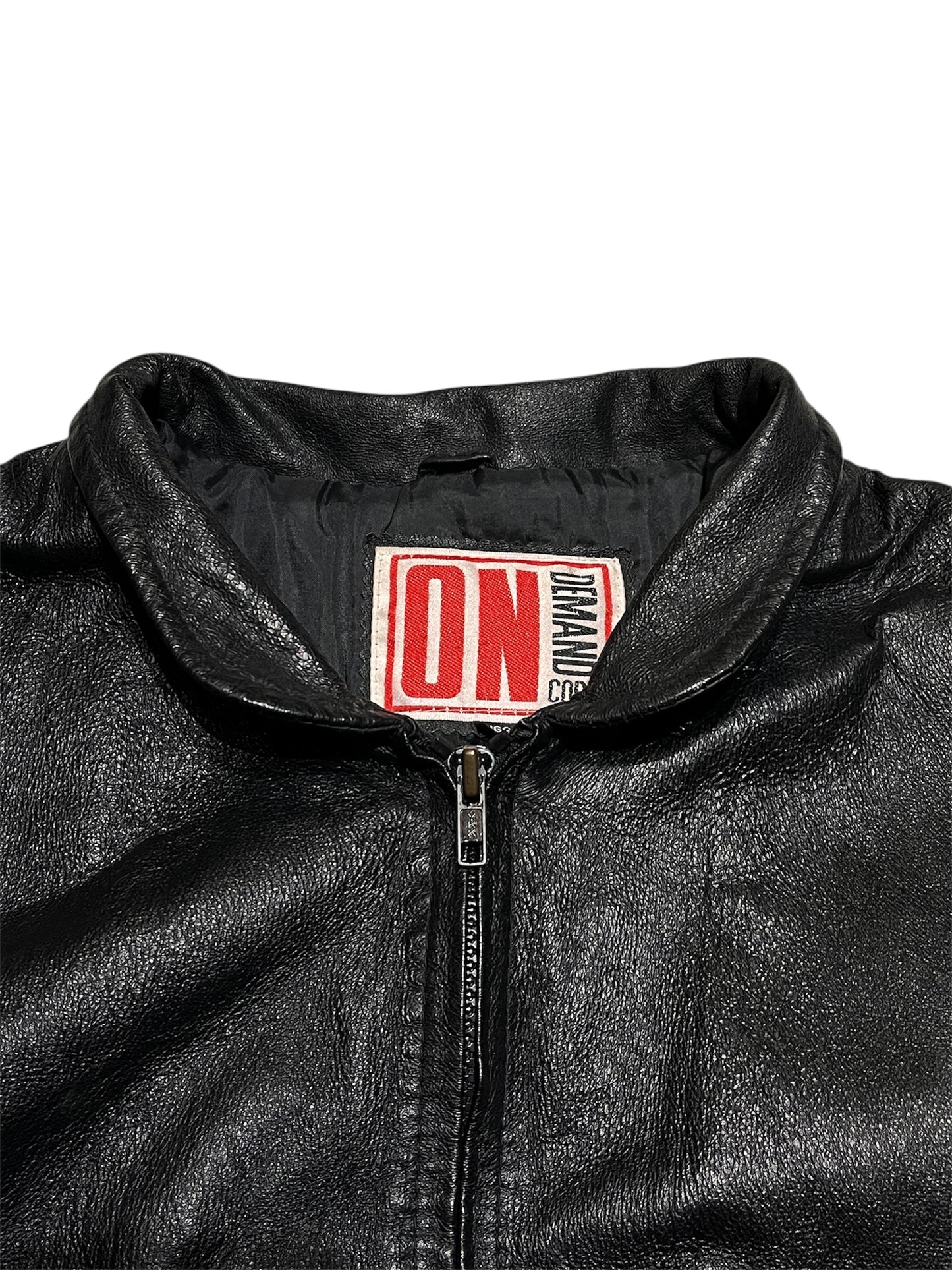 Old leather team jacket