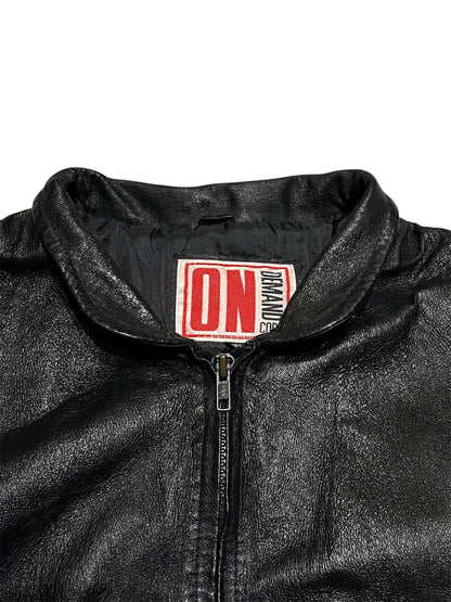 Old leather team jacket
