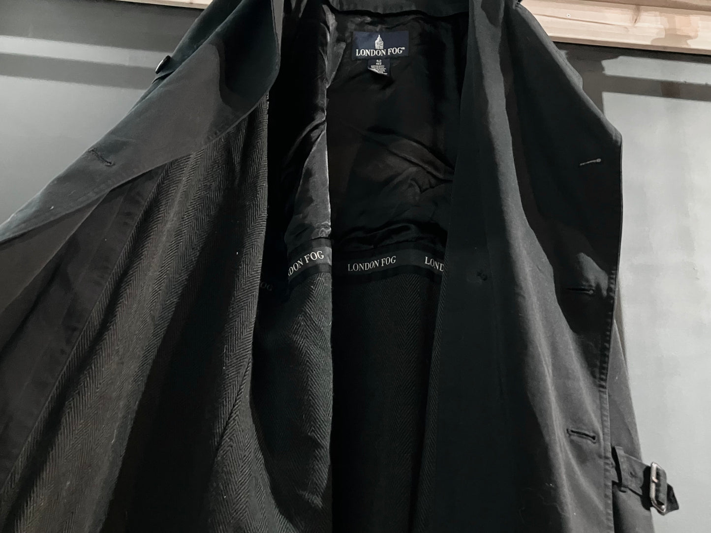 "LONDON FOG" 00s Cotton Base Trench Coat
