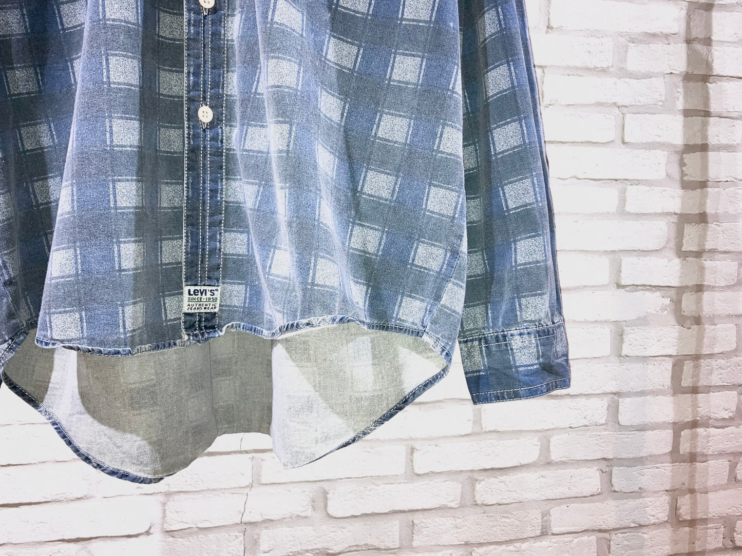 "Levi's" Old Printed Check Shirt