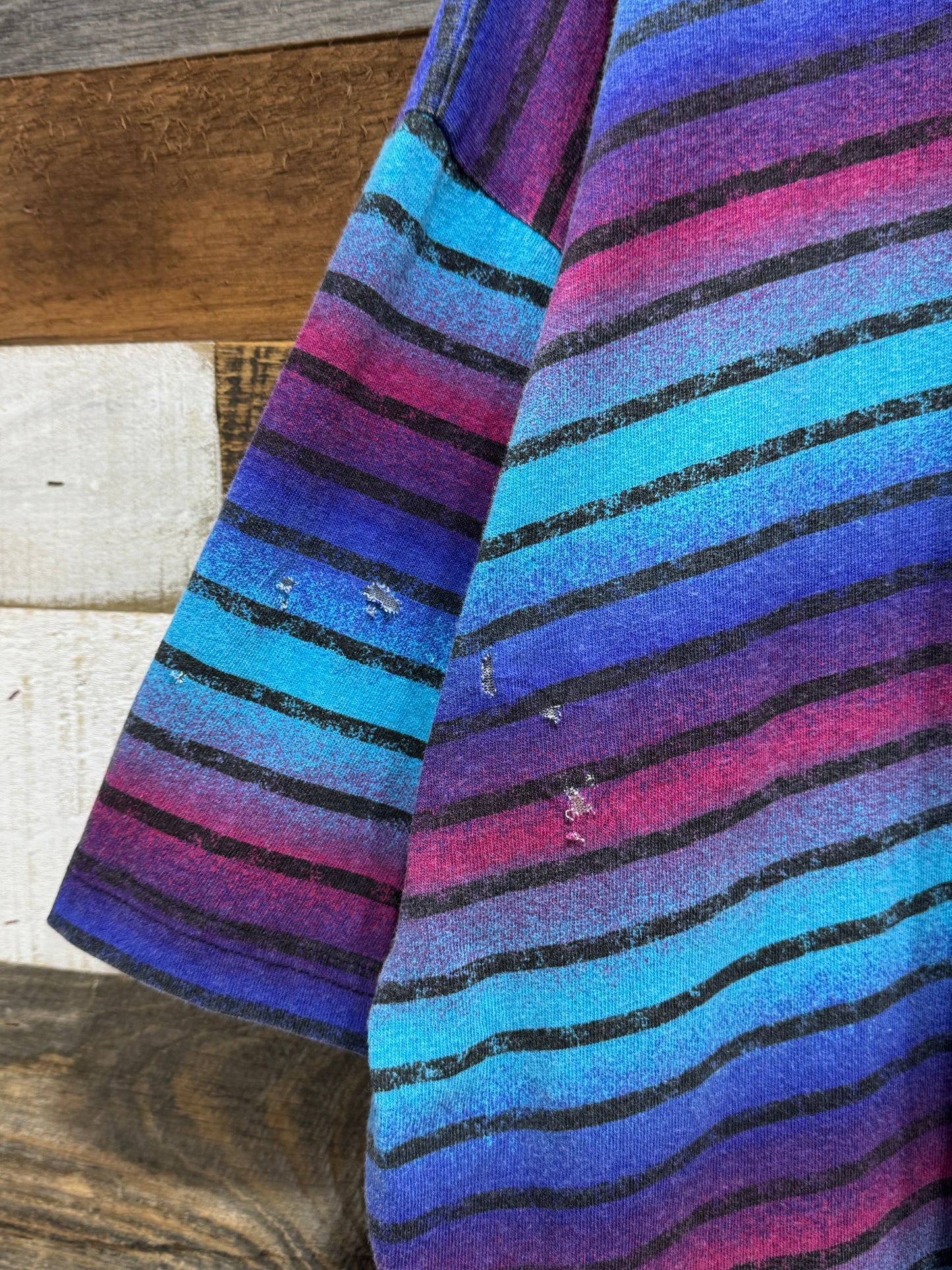 90s Gradation Striped Tee