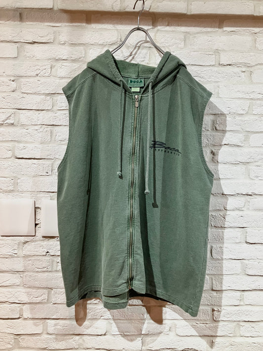 Old Zip Hoodie Vest
