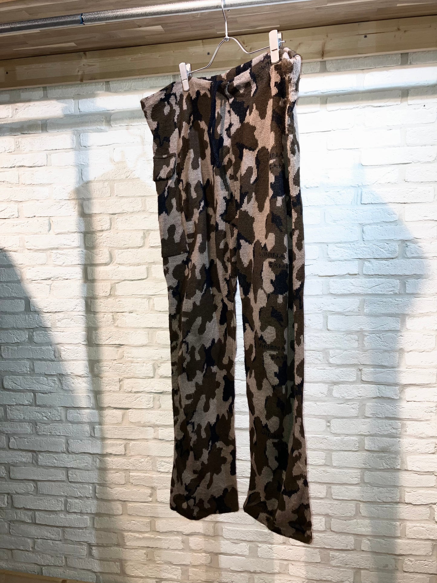 Old Camouflage Knit Pants