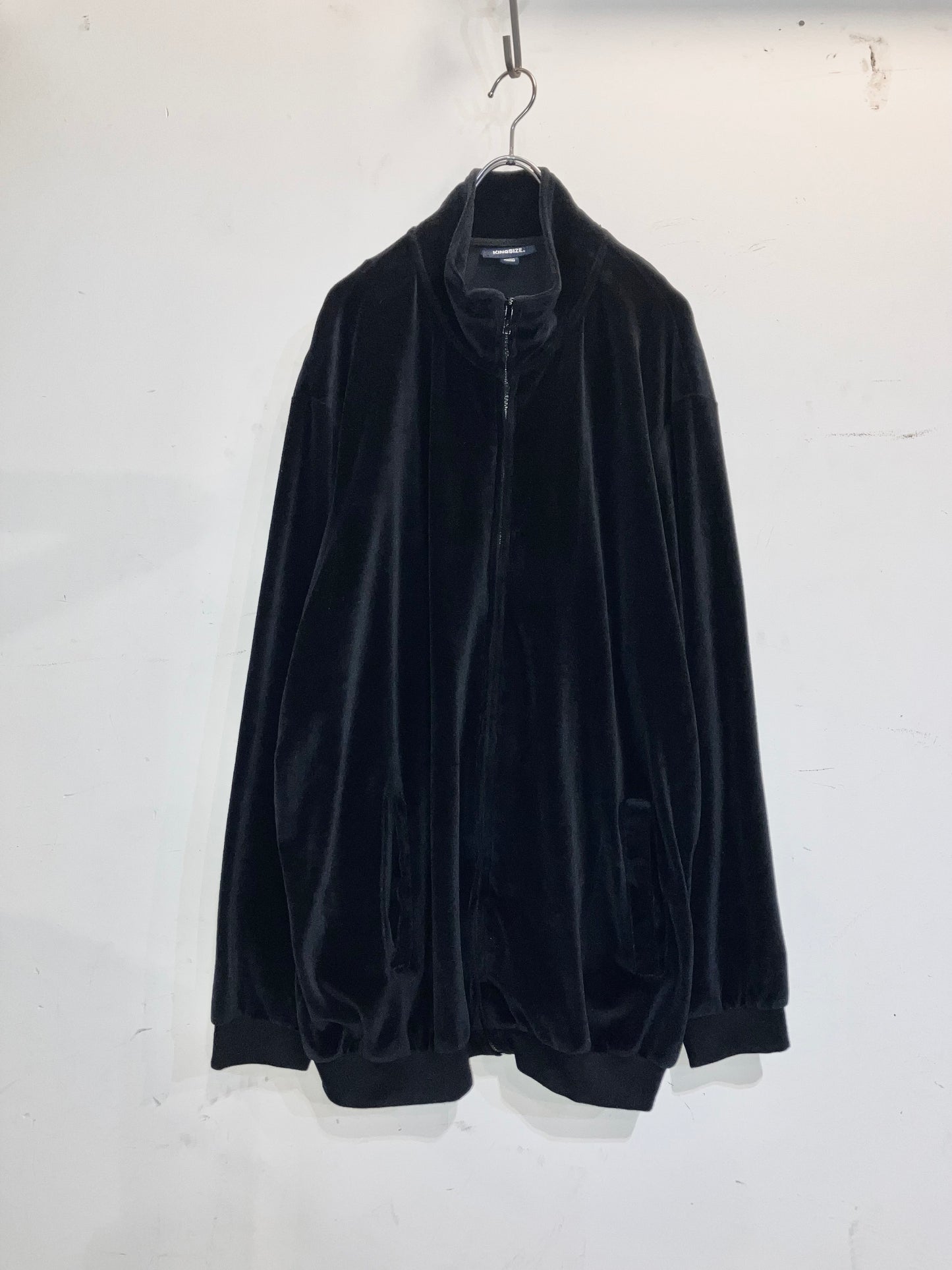 "KING SIZE" 00s Oversized Velour Track JKT