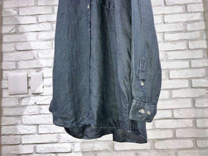 "Eddie Bauer" 00s Garment Dye Linen Shirt