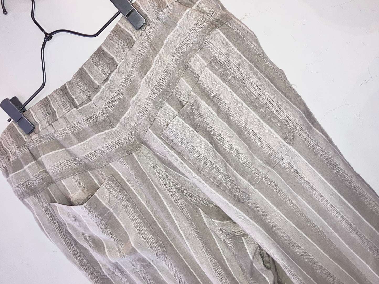 Old Stripe Wide EZ Pants