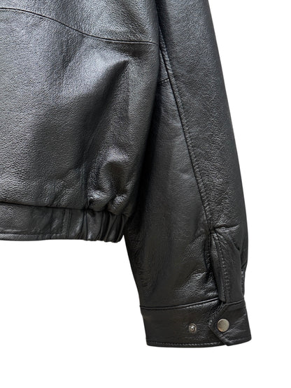 Old Croft & Barrow Leather  Zip Up Jacket