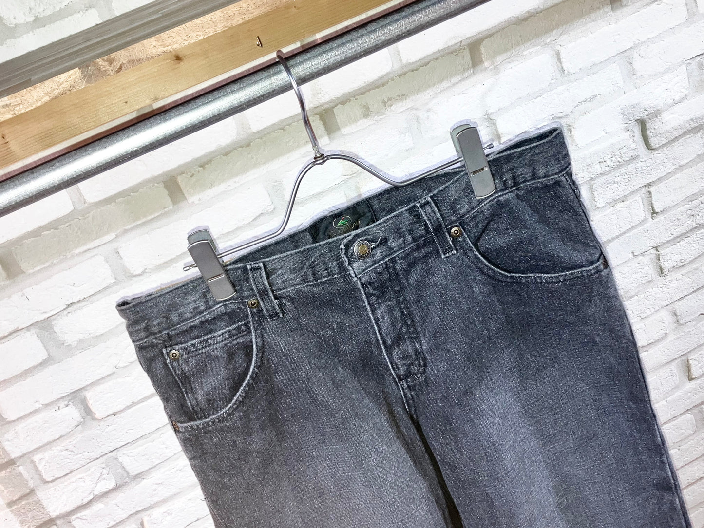 "RED HEAD" old straight denim pants
