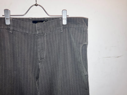 00s Design Herringbone Flare Pants