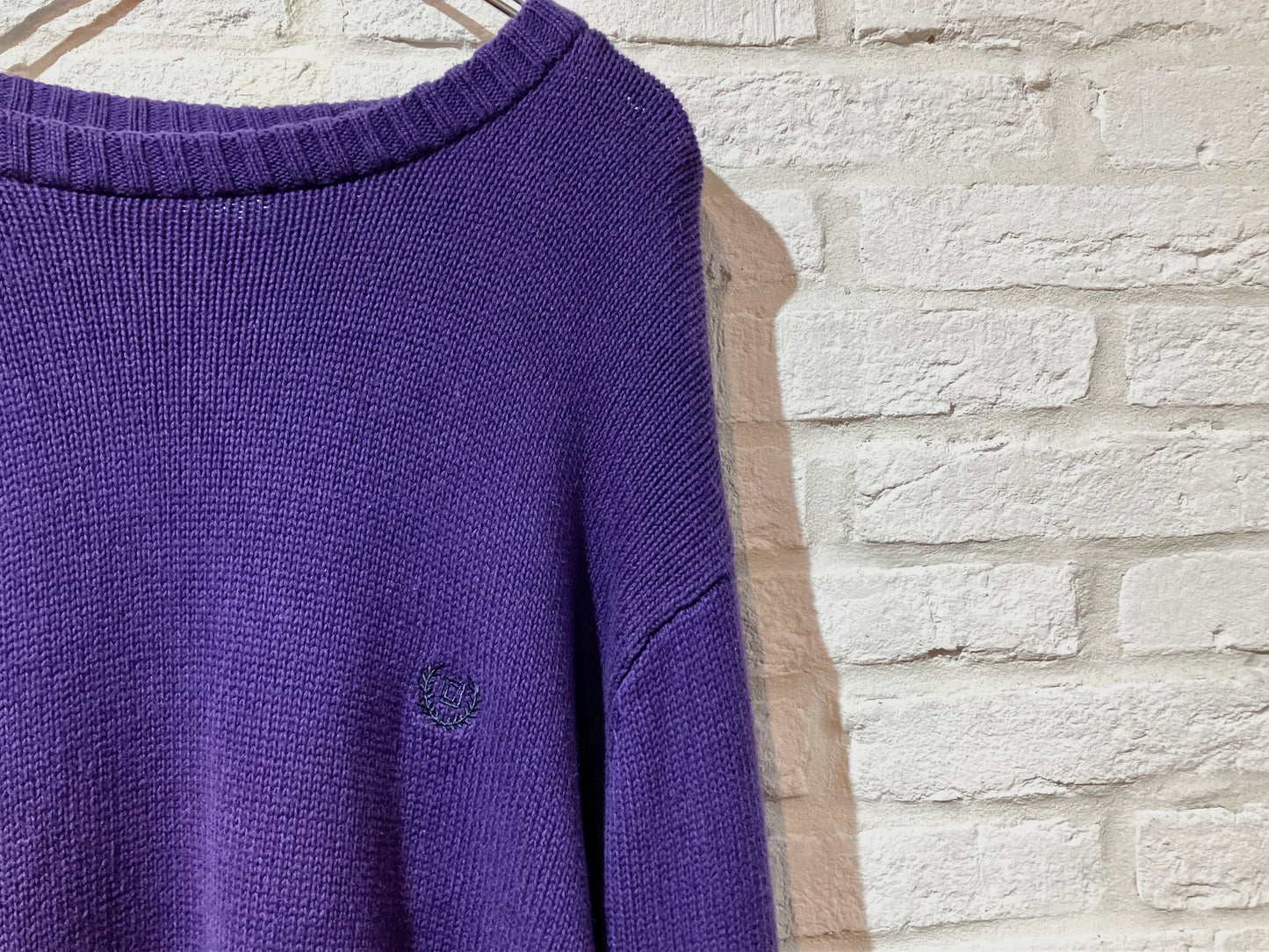 "CHAPS" 00s Nice Color Cotton Knit