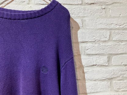 "CHAPS" 00s Nice Color Cotton Knit