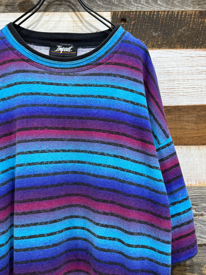 90s Gradation Striped Tee