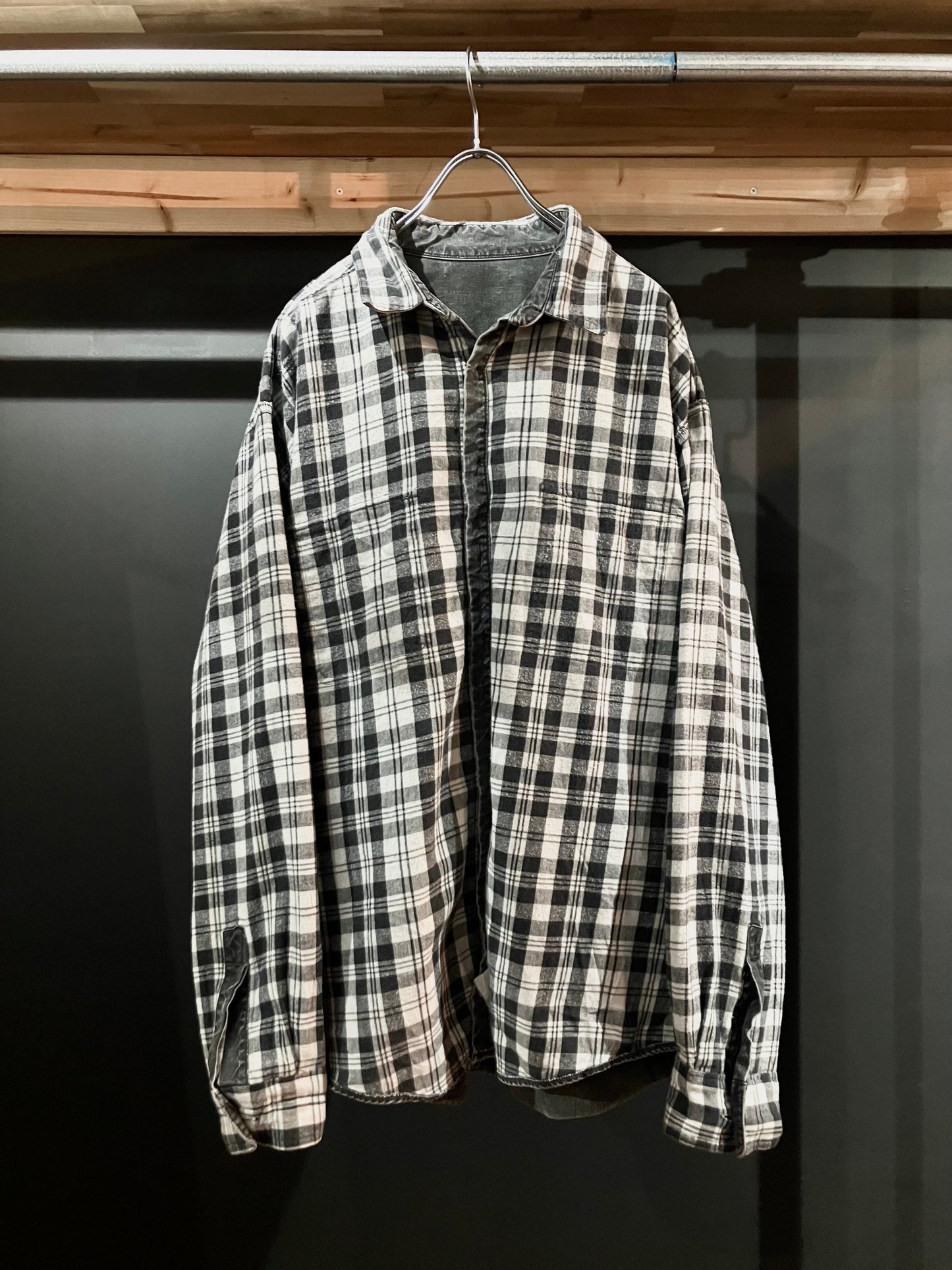 "L.L.BEAN" Old Double Fice Design Shirt