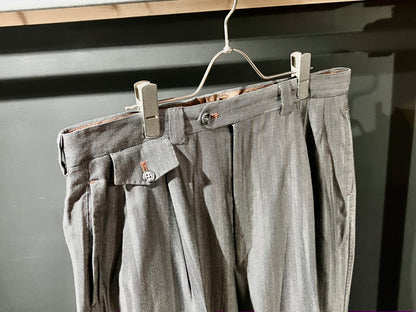 Old Silk&Wool Wide Slacks