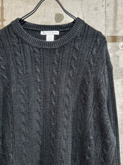GEOFFREY BEENE Cable Sweater