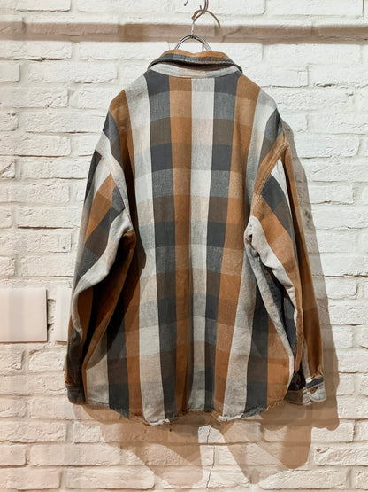 "BIG MAC" Old Check Heavy Flannel Shirt