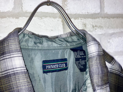 Old Oversized Shadow Check Shirt