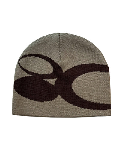 SYMBOL LOGO BEANIE (SAND)