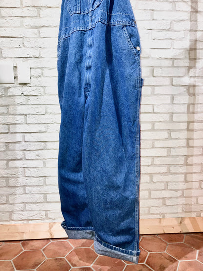 "KEY" Old Denim Overalls