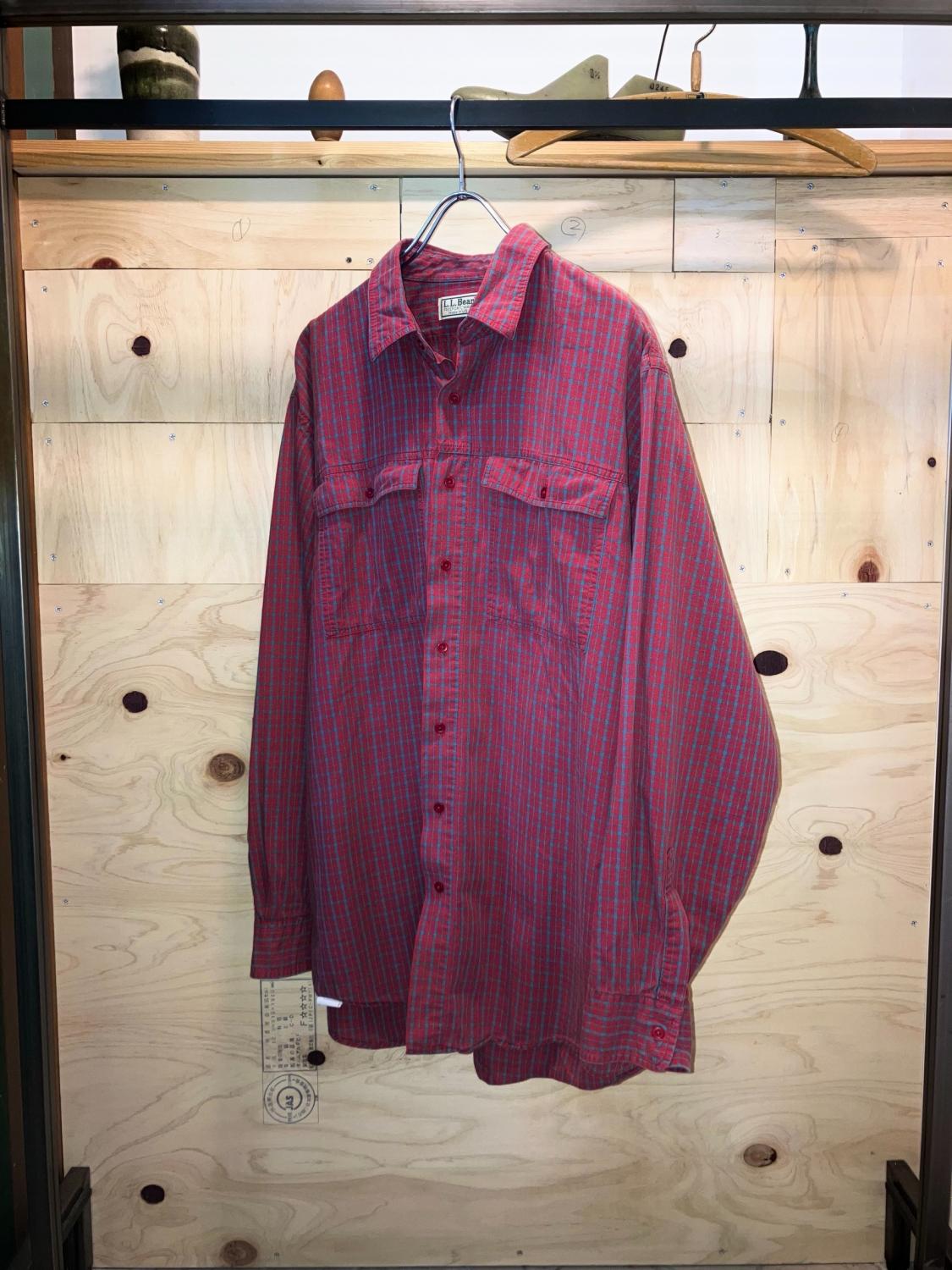 "L.L.Bean" Old Design Check Shirt