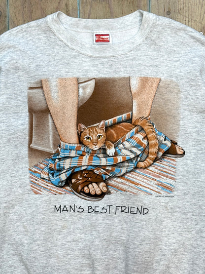 90s HEP CAT Man's Best Friend Sweatshirt