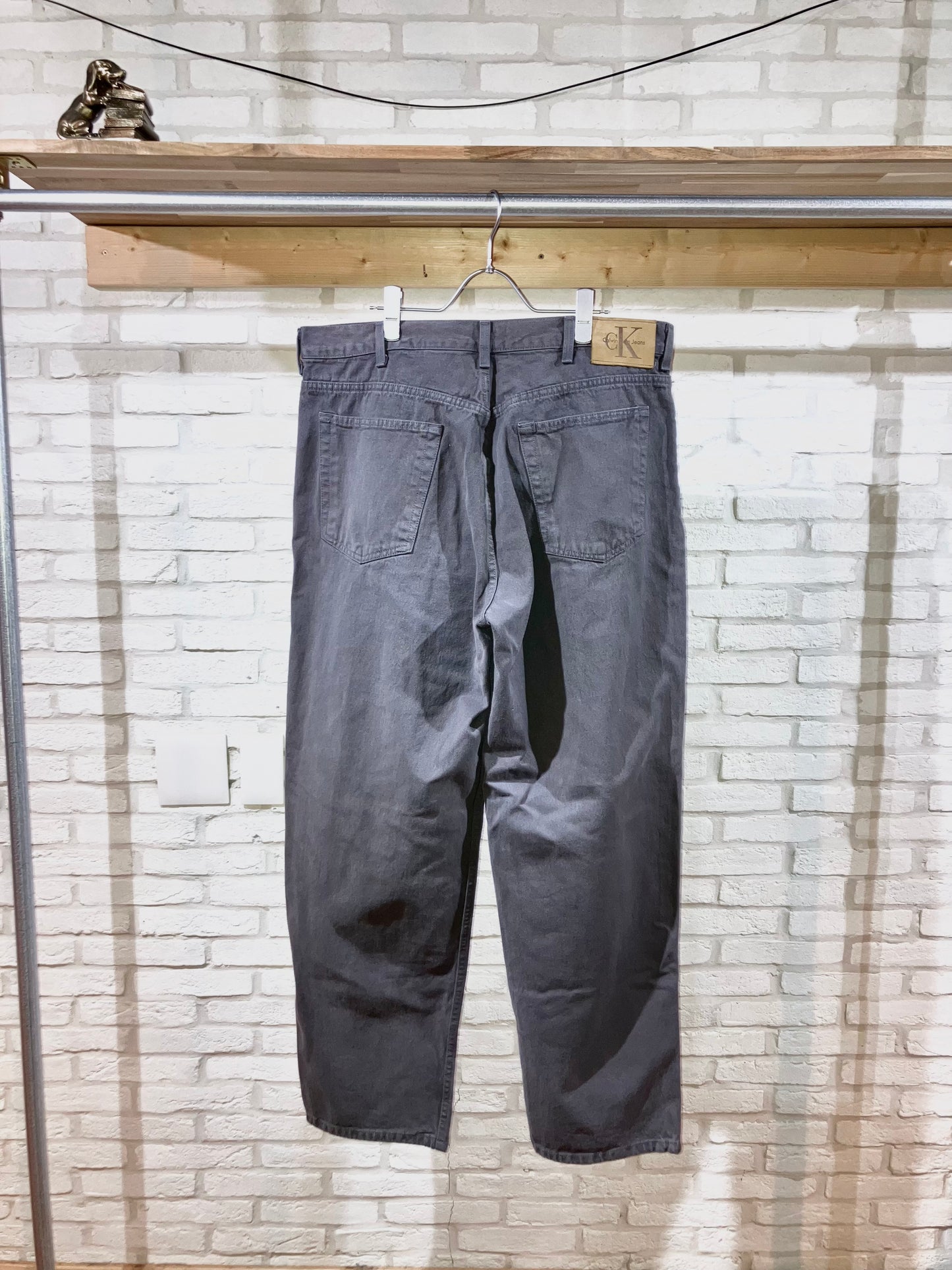 "CK Calvin Klein" 00s Color Denim Wide Pants
