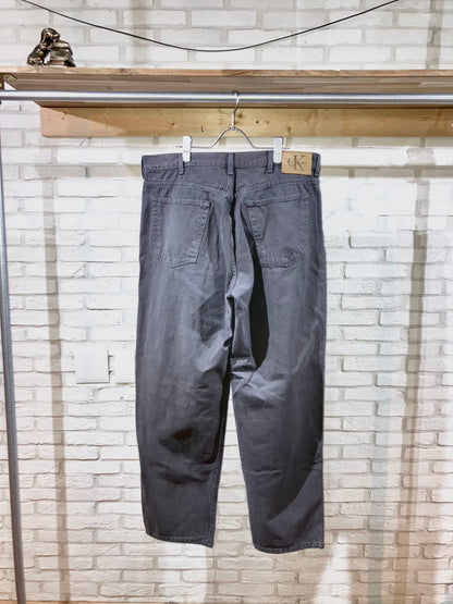 "CK Calvin Klein" 00s Color Denim Wide Pants