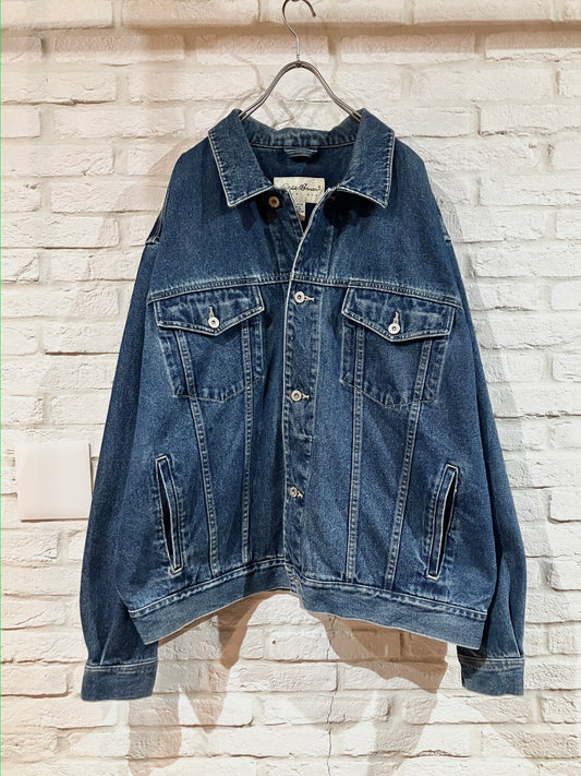 "Eddie Bauer" Old Design Denim JKT