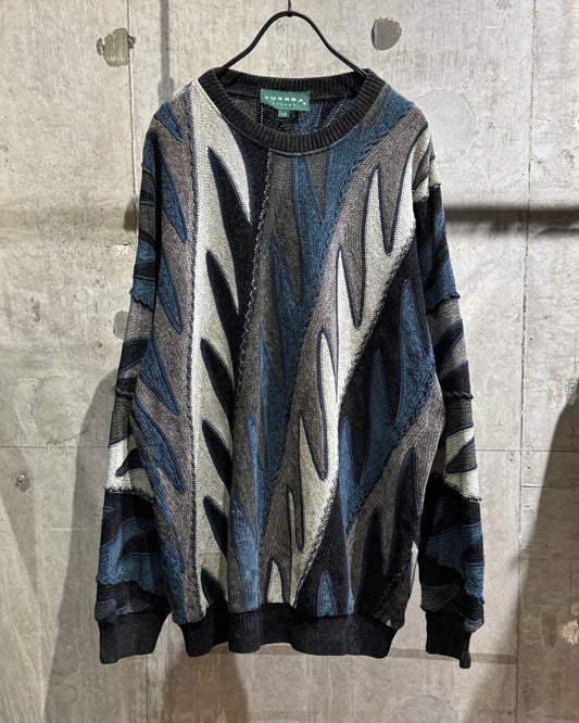 Tundra Vintage 3D Knit Sweater