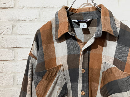 "BIG MAC" Old Check Heavy Flannel Shirt