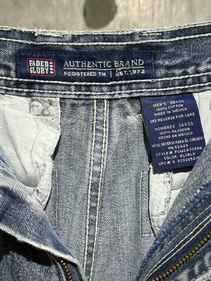 00s vintage Denim Cargos