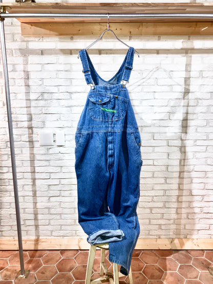 "KEY" Old Denim Overalls