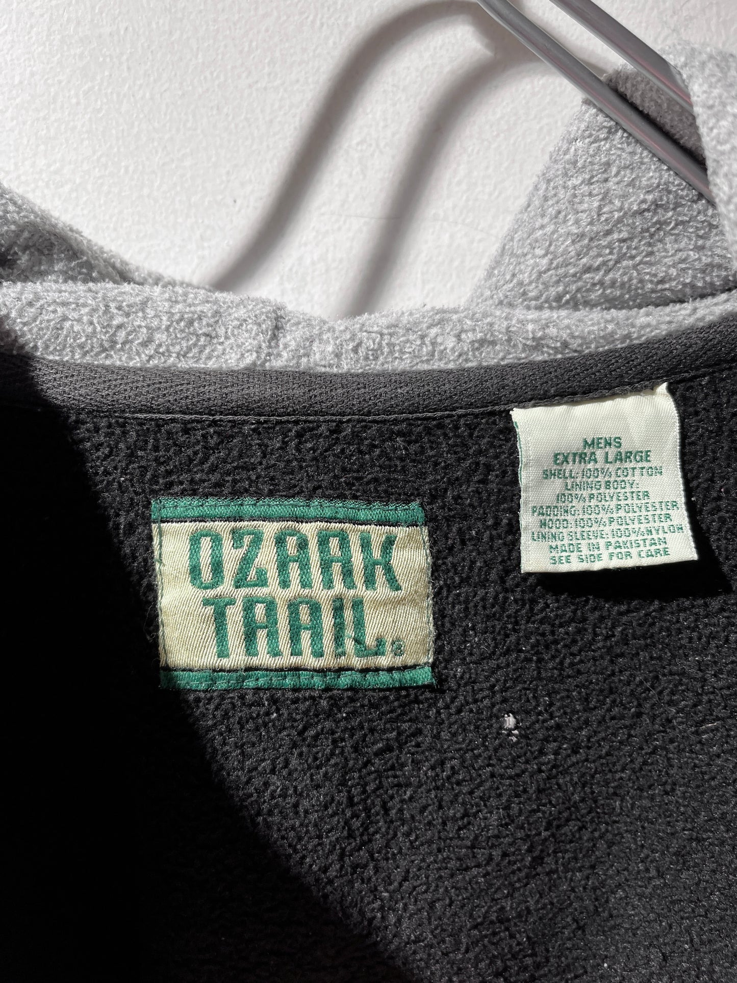 Fleece liner check shirt hoodie jacket