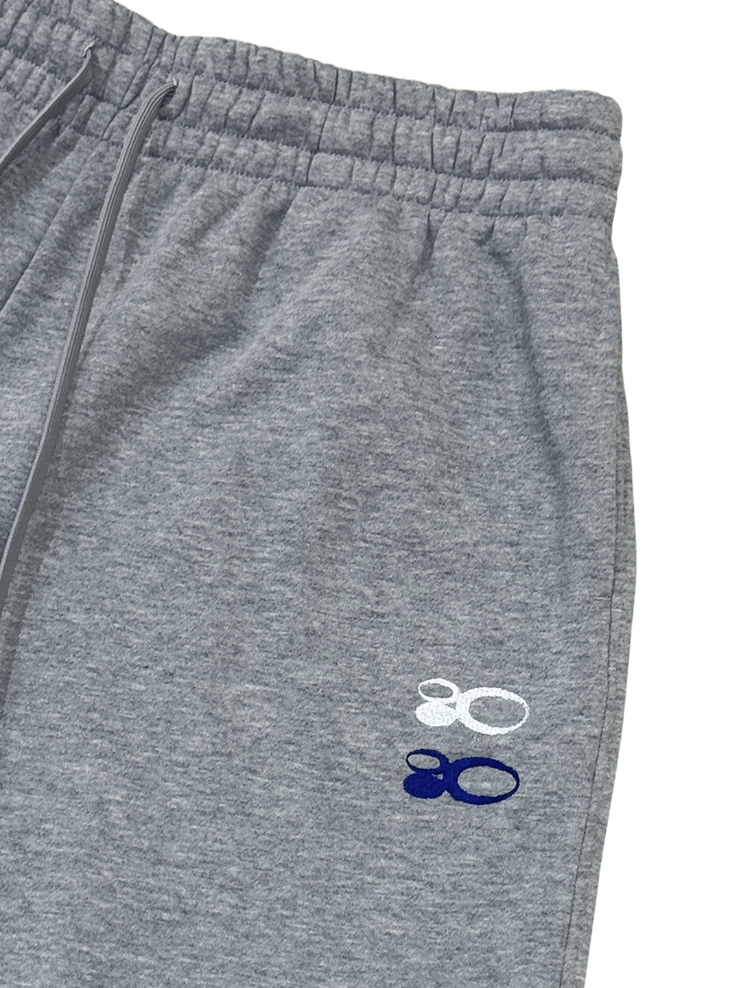 DOUBLE LOGO SWEAT HALF PANTS (GRAY)