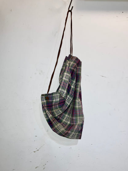"J.CREW" Old Madras Check Bag
