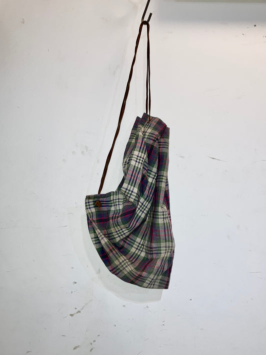 "J.CREW" Old Madras Check Bag