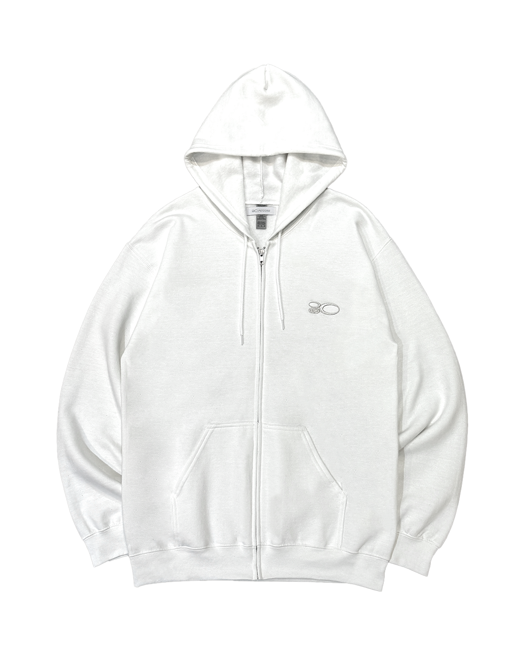 PE MONK ZIP-UP HOODIE