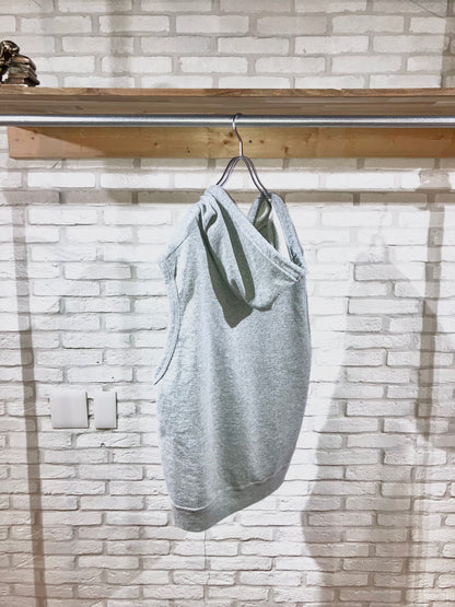 Old Zip Up Hoodie Vest