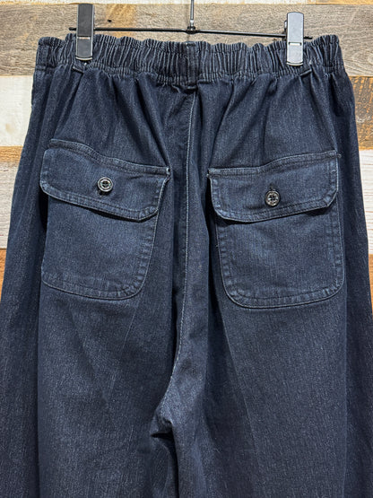 Design Loose Denim EZ Pants
