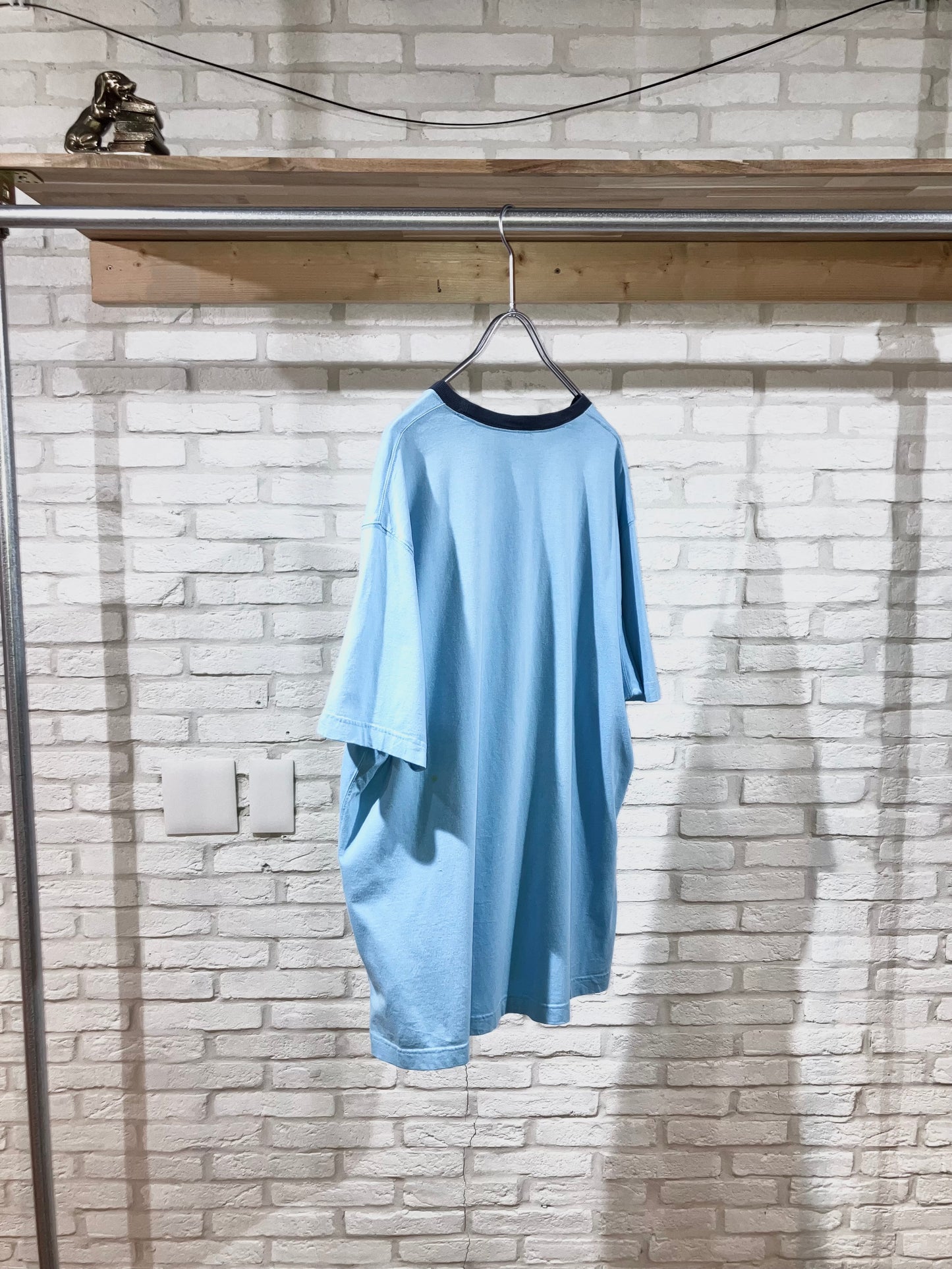 "Eddie Bauer" 00s Printed Ringer Tee
