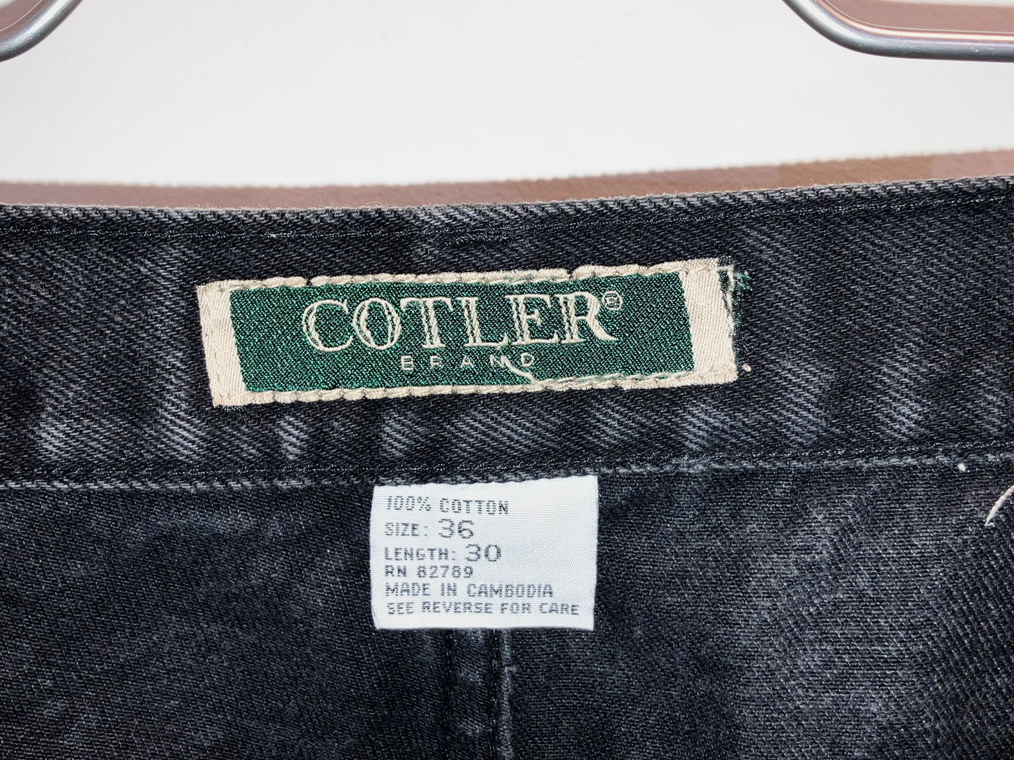 Old Wide Denim Pants