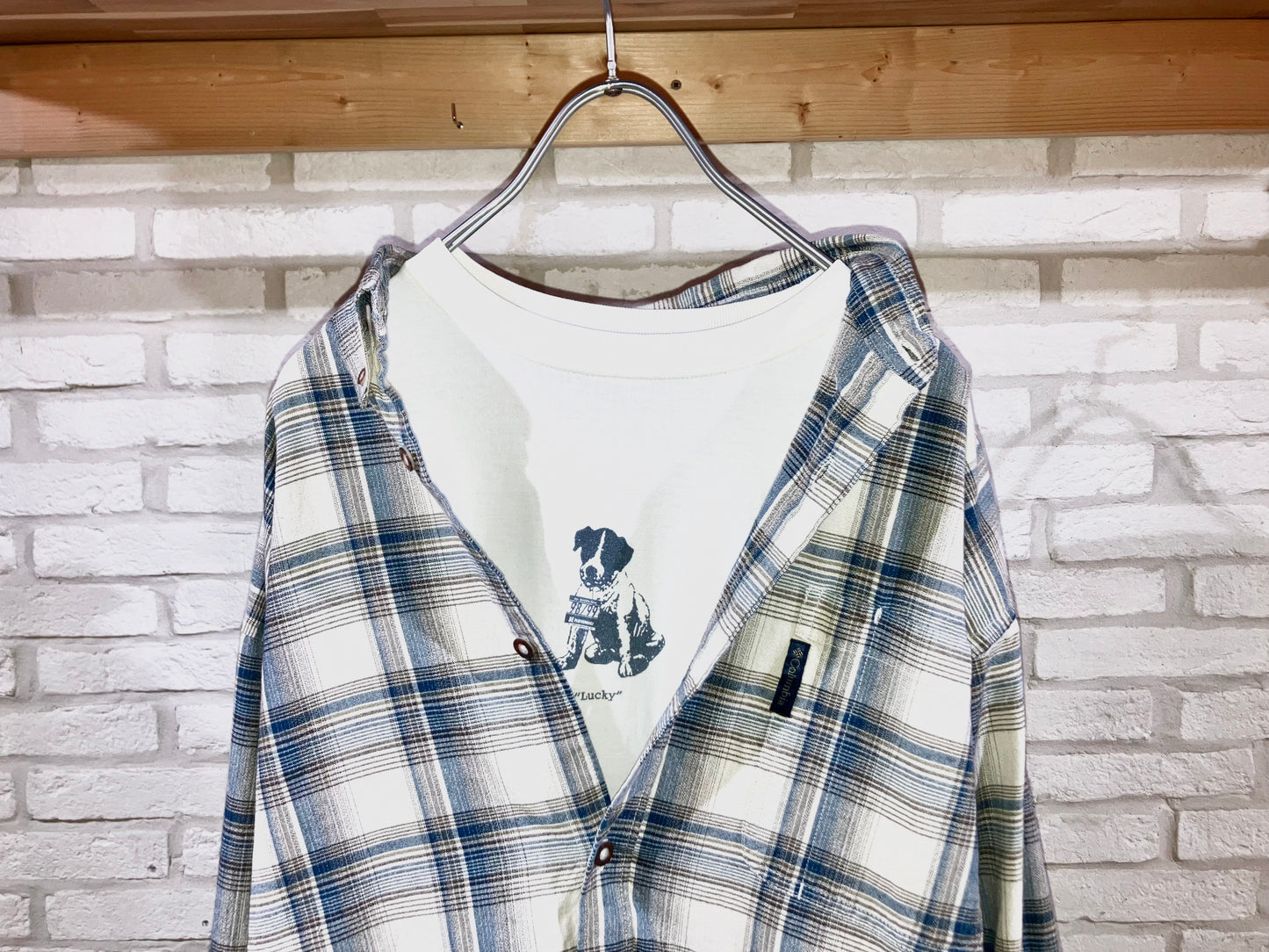"Cloumbia" Old Check Shirt