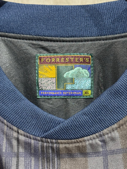 90's Plaid Pullover Jacket