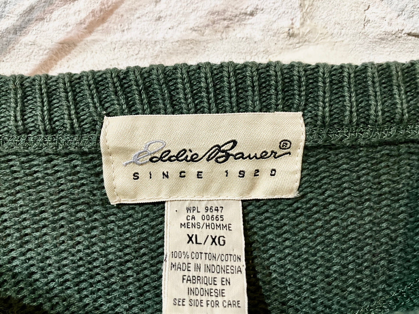 "Eddie Bauer" Old Cotton Knit