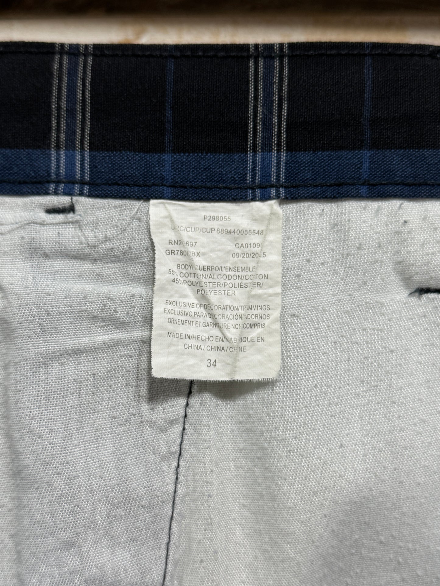 Old Dickies Plaid Shorts
