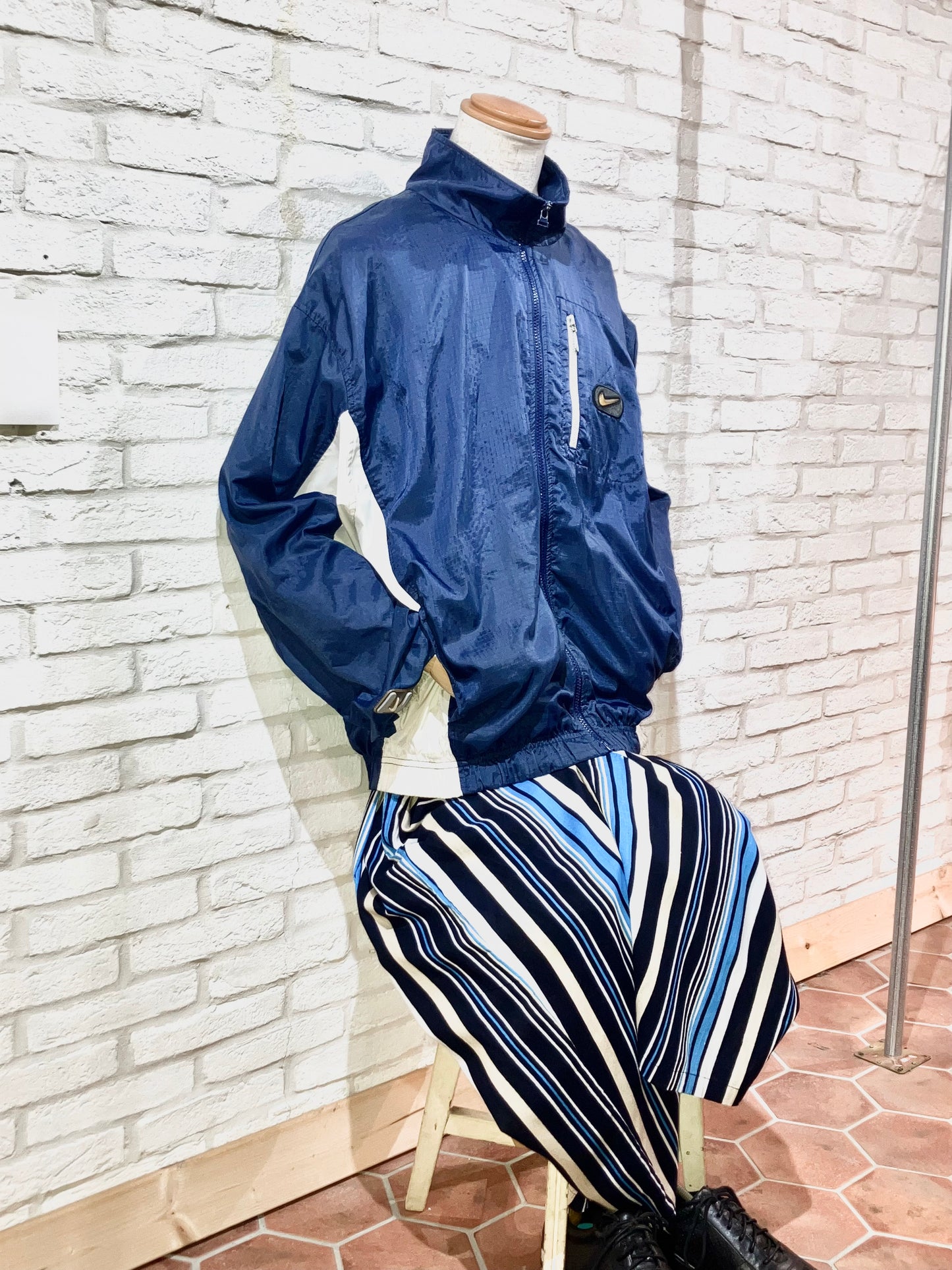 "NIKE" Old Design Nylon JKT