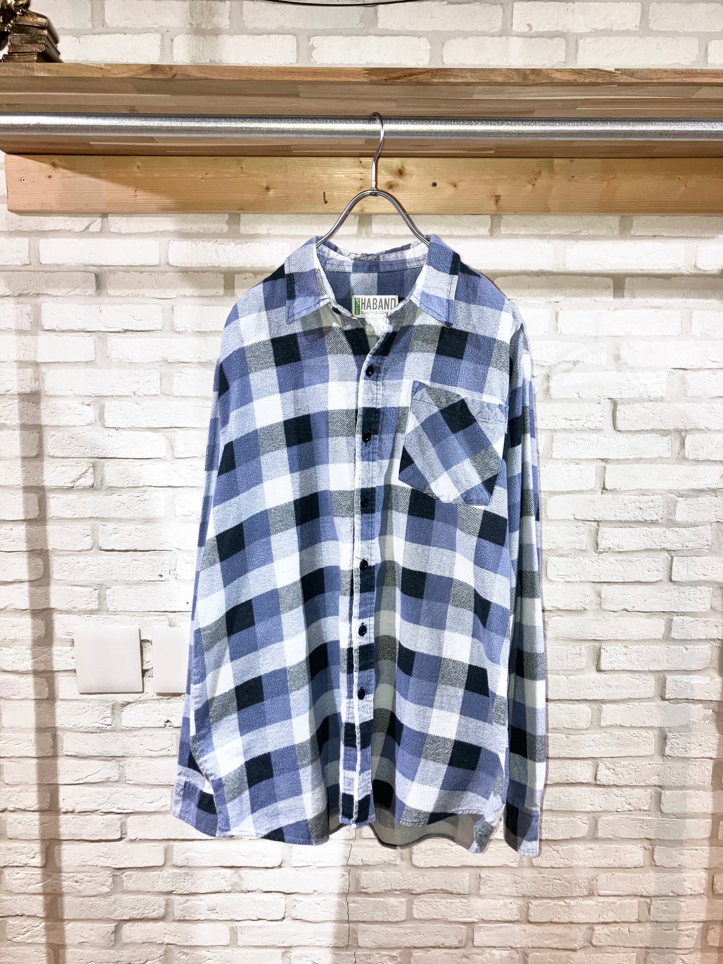 "HABAND" 00s Printed Check Shirt