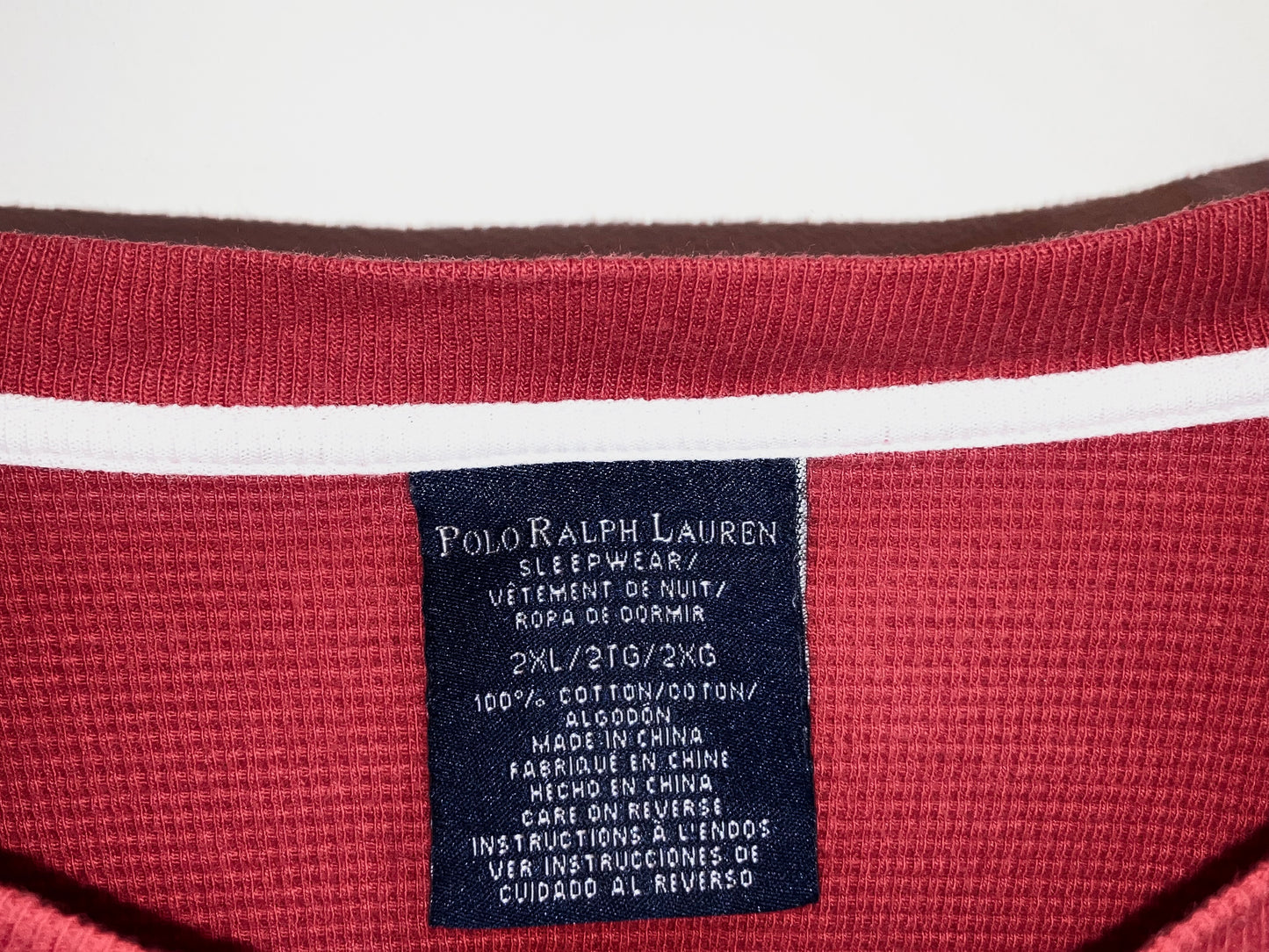 "Polo by Ralph Lauren" 00s Oversized Themal