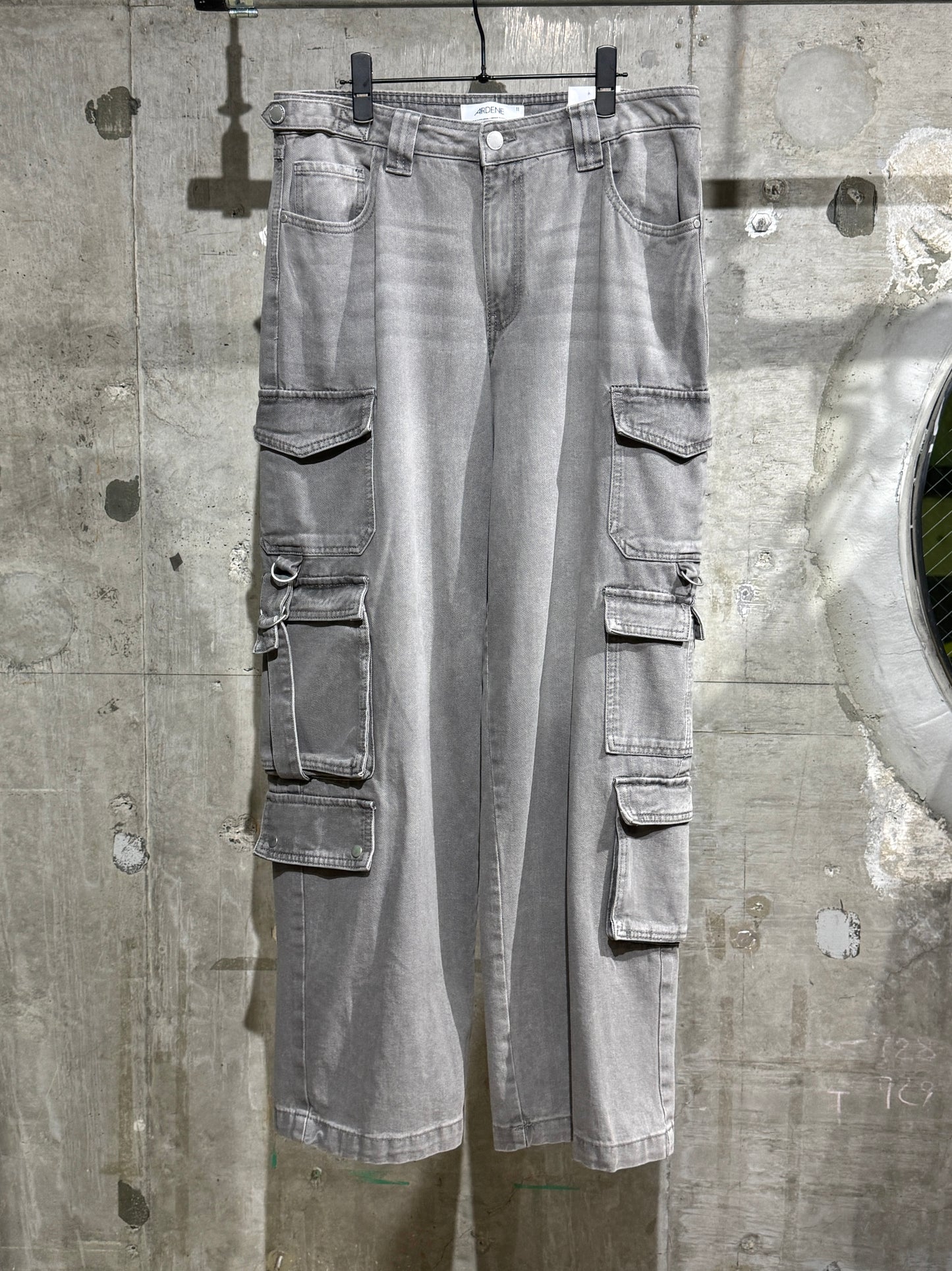 Grey 11 Pocket Cargos