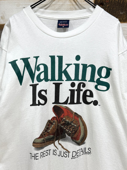 90s Big Ball Sports Walking Is Life. Tee